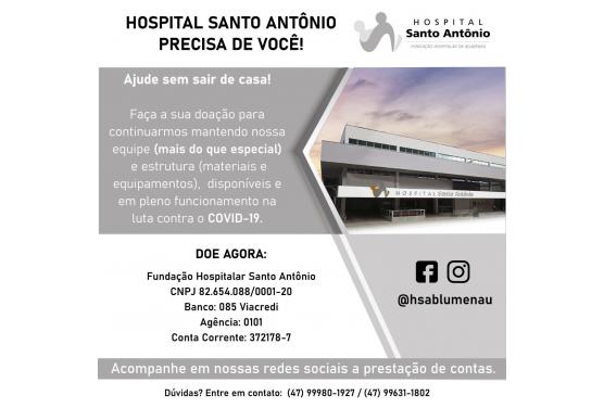 Prestação de Contas - Hospital Santo Antônio Precisa De Você!