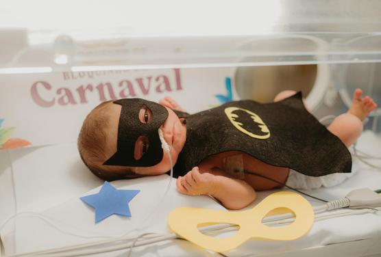 FOTOS: Bebês da UTI do Hospital Santo Antônio encantam em ensaio fotográfico de Carnaval  